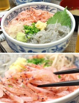 しらす　静岡産　生鮮度がいいから生で食べられる　少しの醤油とネギと生姜を添えて召し上がれ！！ お取り寄せおつまみ お刺身用生しらす お刺身用生桜えび