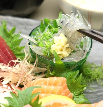 しらす　静岡産　取れたての生しらす　プリプリの歯ごたえと海の香りが口中に広がります！ 刺身用生しらす 刺身用生桜えび 