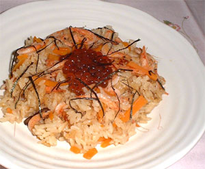 桜海老の炊きこみご飯