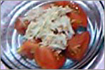 トマトと蟹のサラダ
